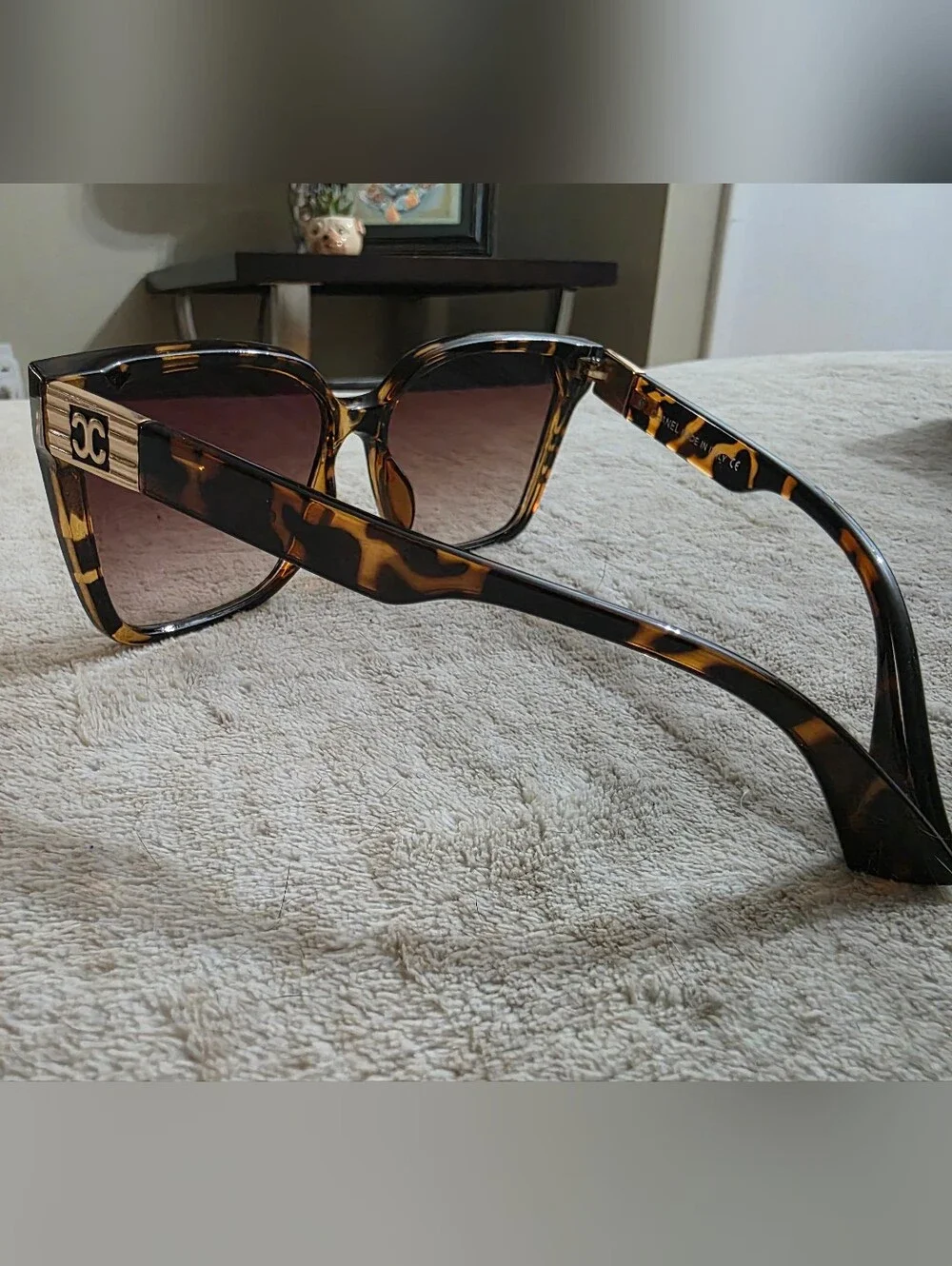 Fashion Tortoiseshell Women's Sunglasses with Brown Gradient Lenses